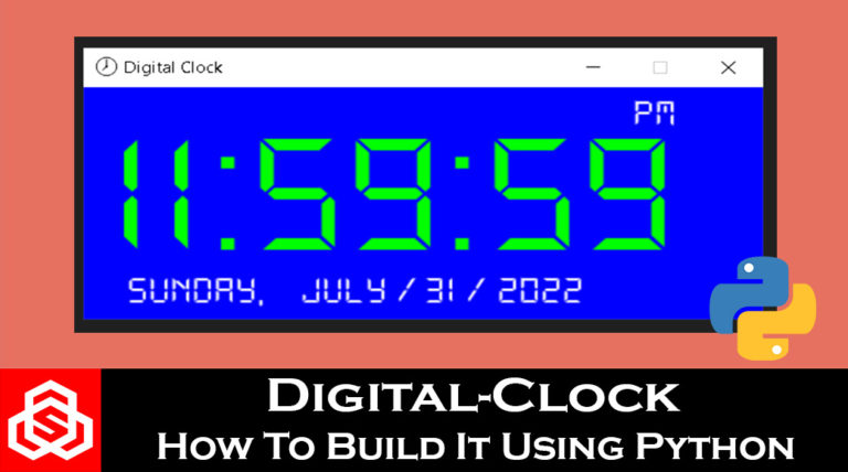 How to build a Digital Clock using Python